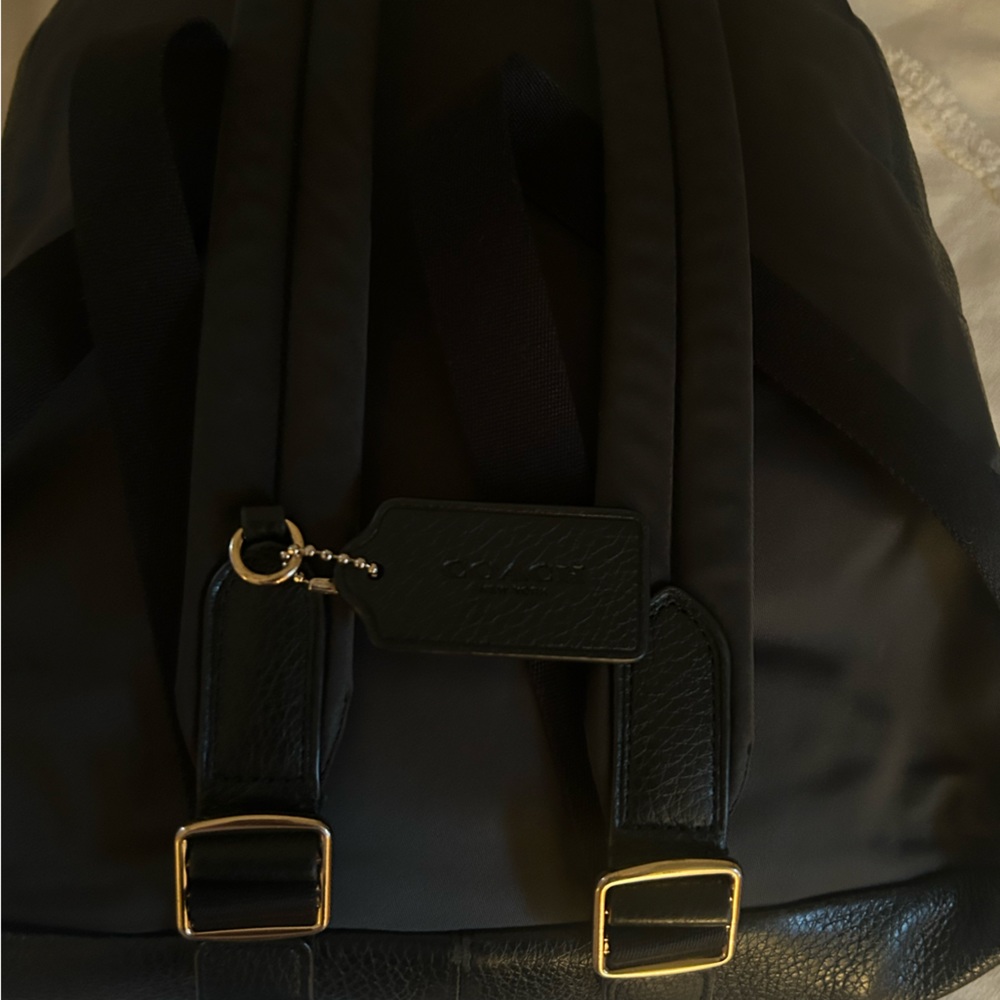 Coach Leather Backpack - image 4